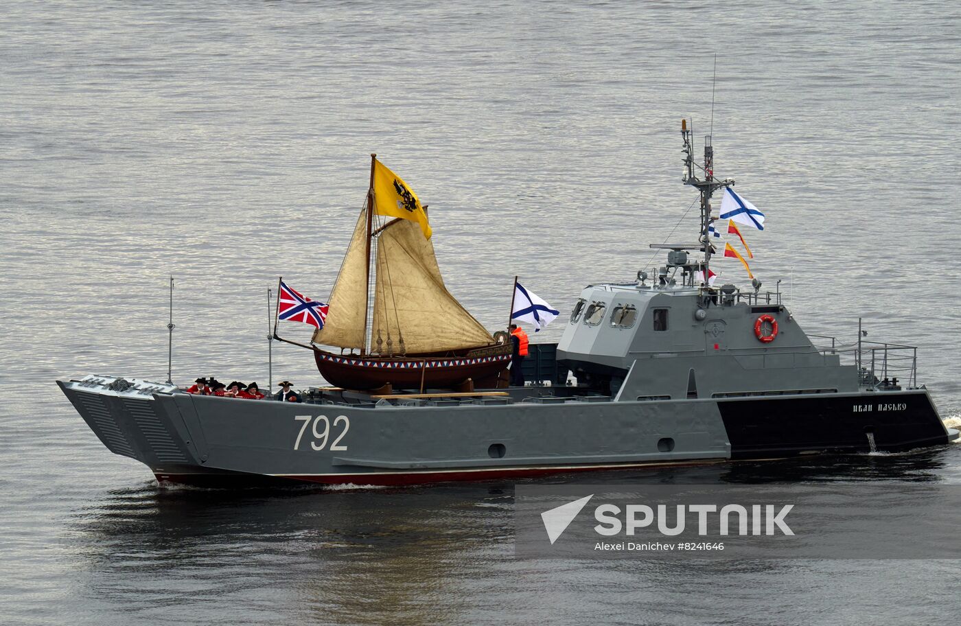 Russia Navy Day Parade Rehearsal