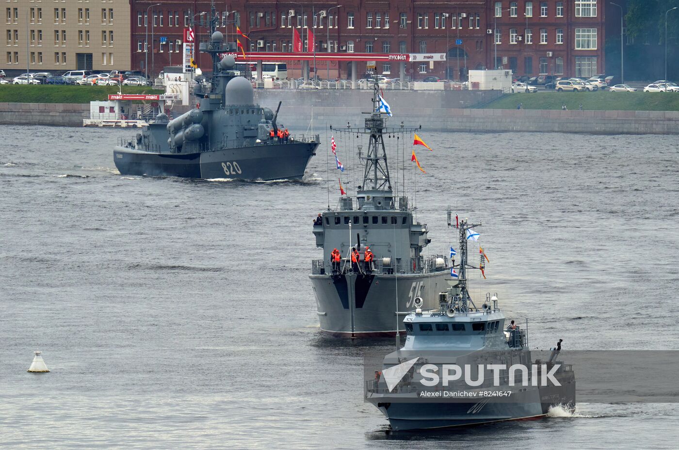 Russia Navy Day Parade Rehearsal