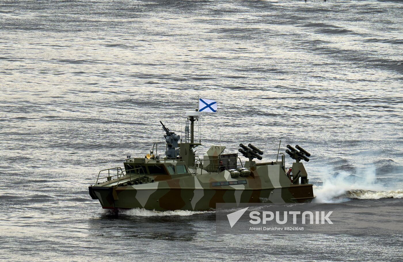 Russia Navy Day Parade Rehearsal