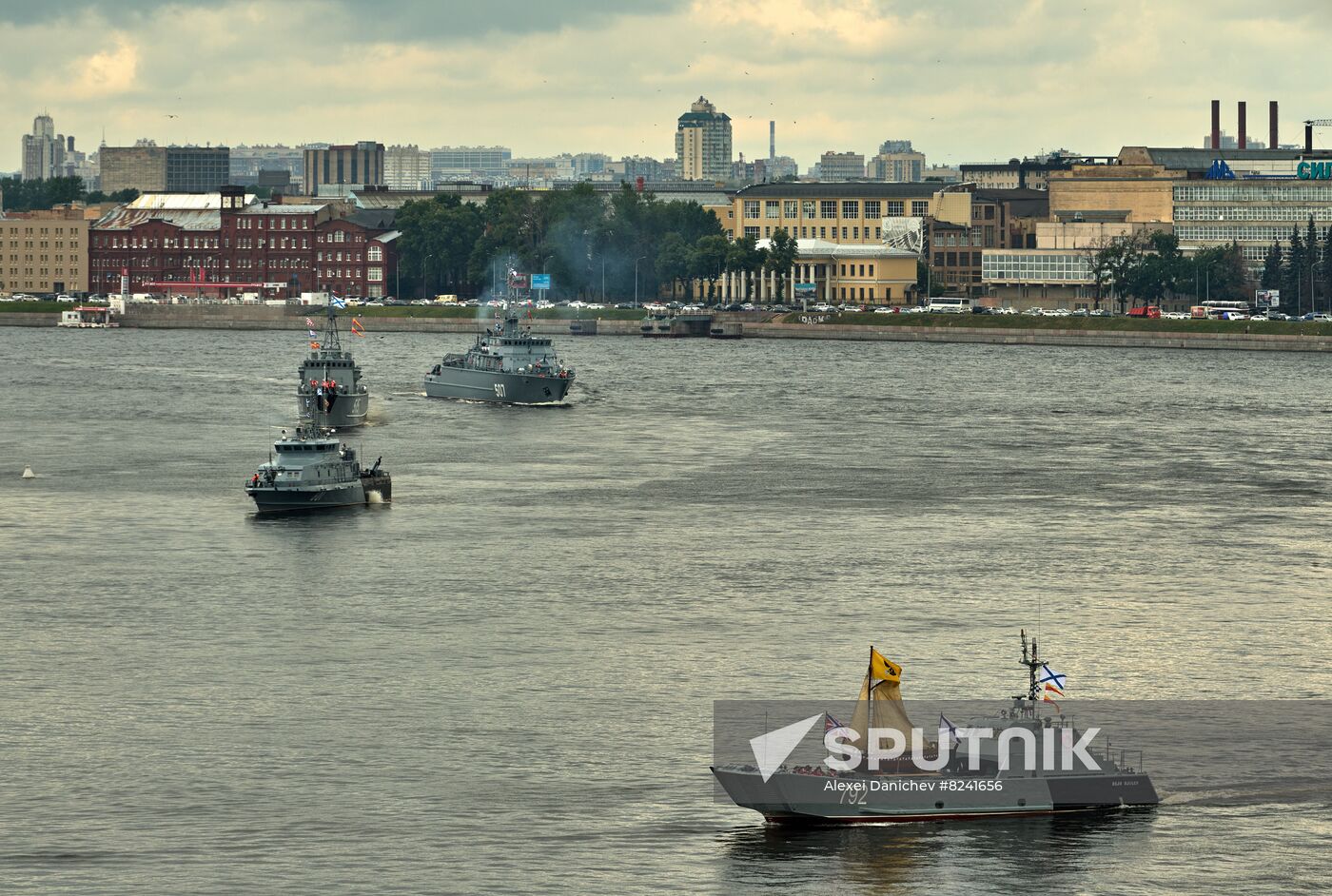 Russia Navy Day Parade Rehearsal