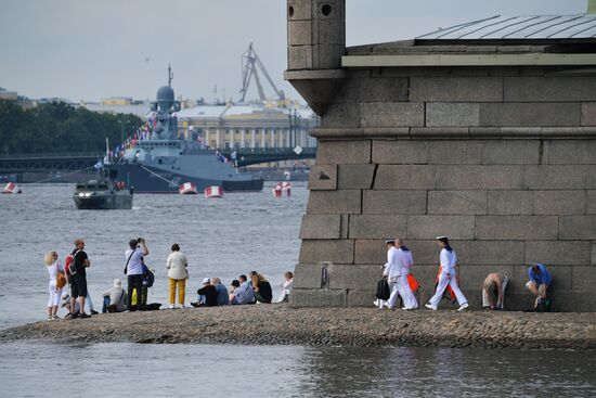 Russia Navy Day Parade Rehearsal