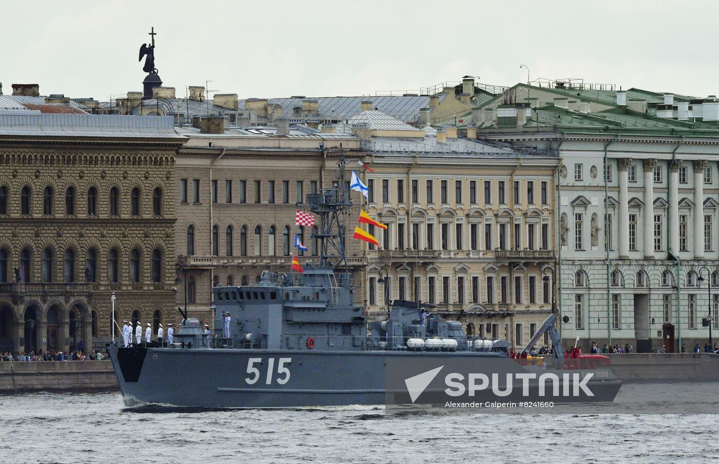 Russia Navy Day Parade Rehearsal