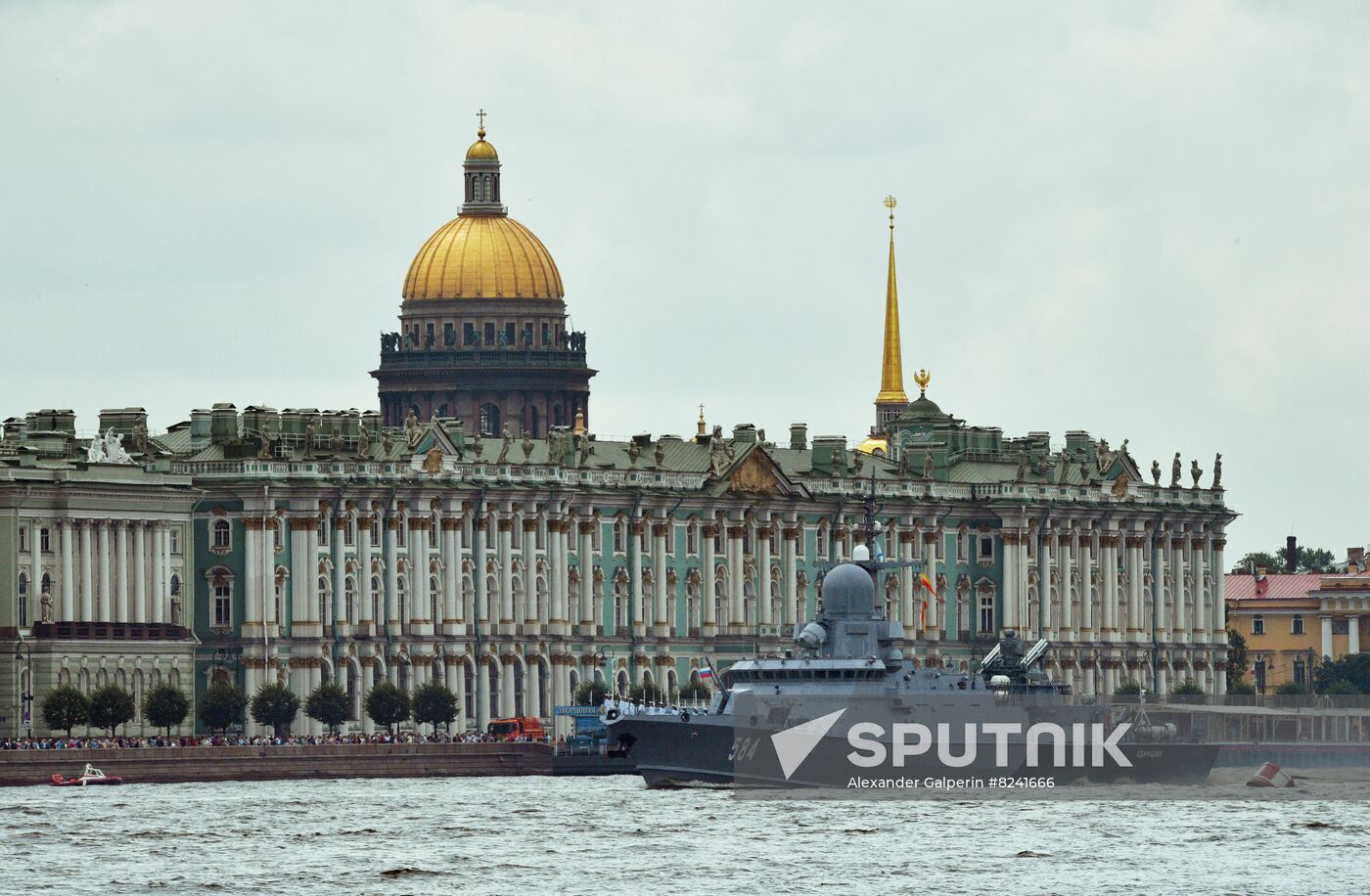 Russia Navy Day Parade Rehearsal