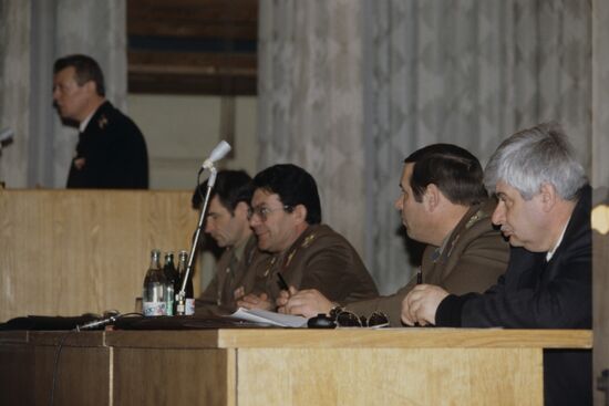Coordinating Council of All-Army Officer Assembly in Kremlin