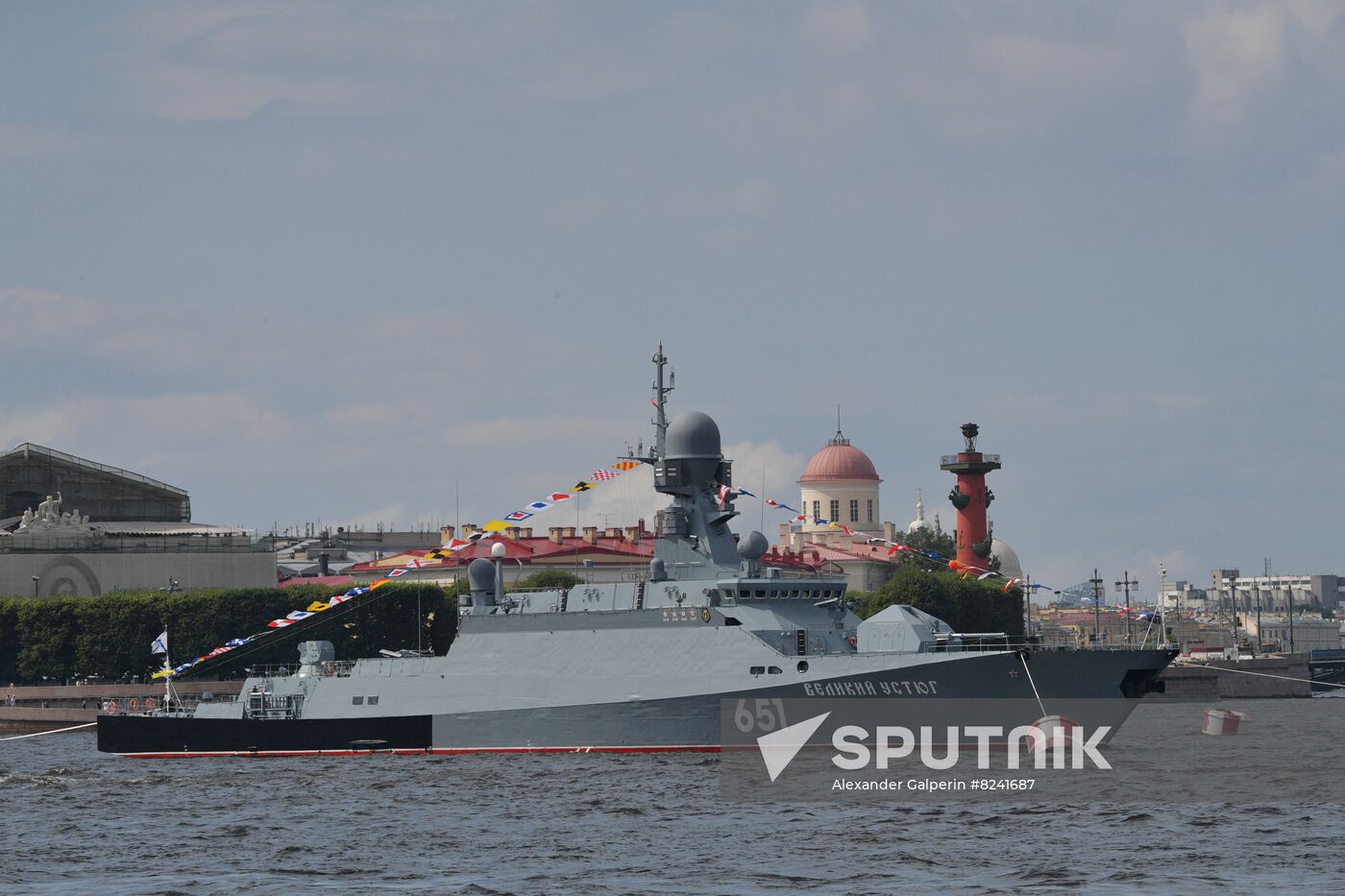 Russia Navy Day Parade Rehearsal