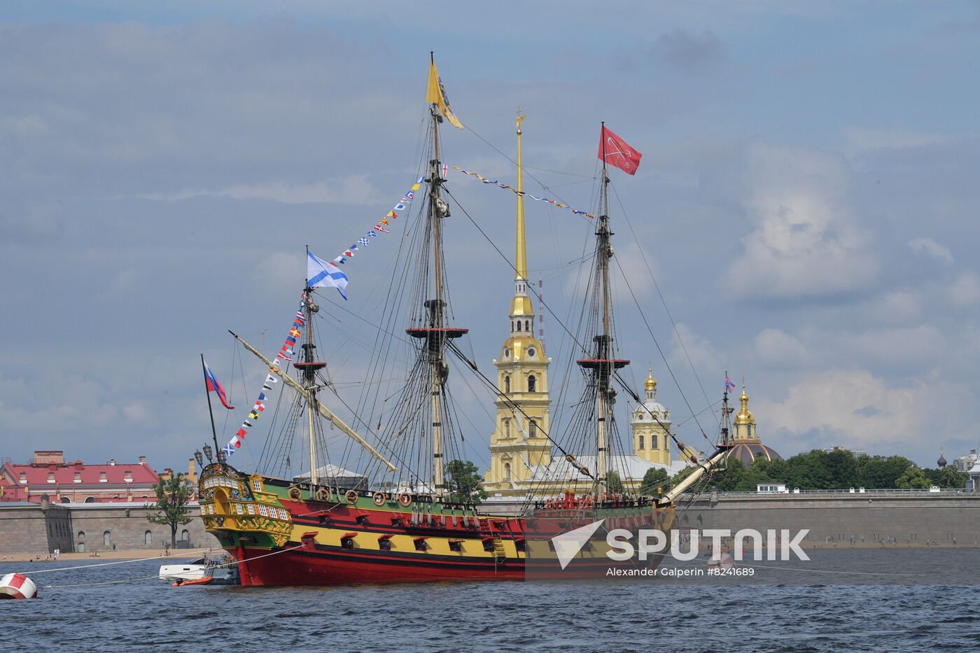 Russia Navy Day Parade Rehearsal