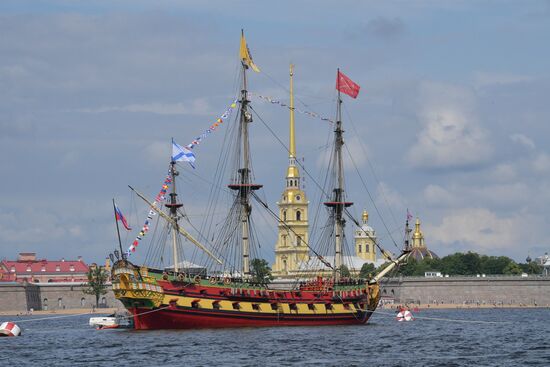 Russia Navy Day Parade Rehearsal