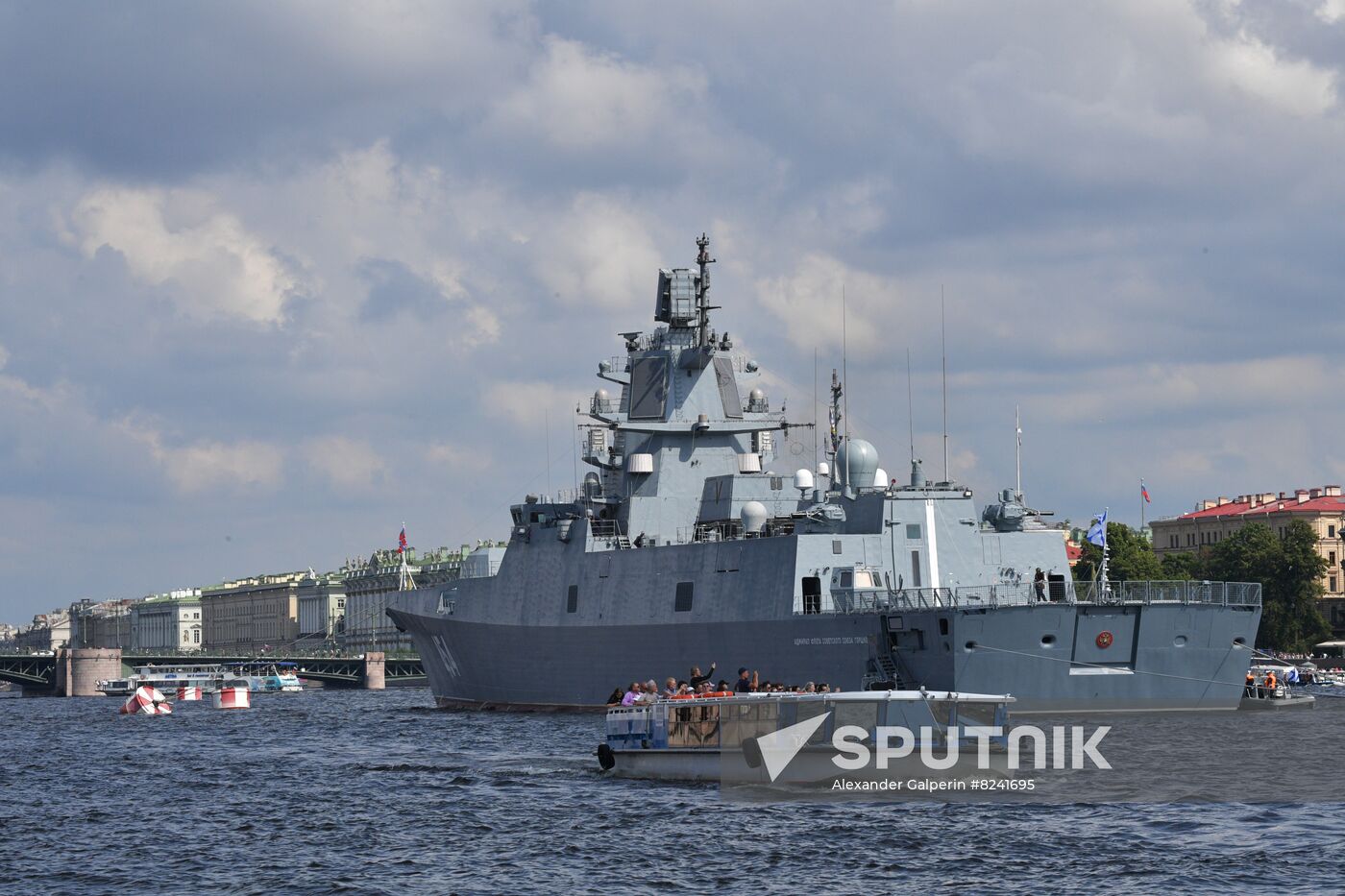 Russia Navy Day Parade Rehearsal