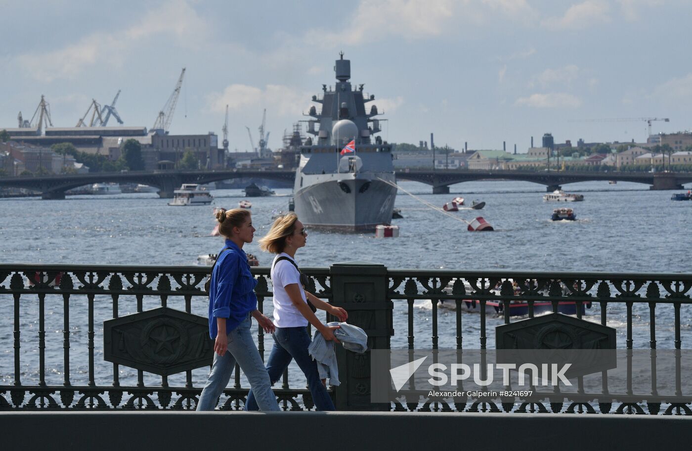 Russia Navy Day Parade Rehearsal