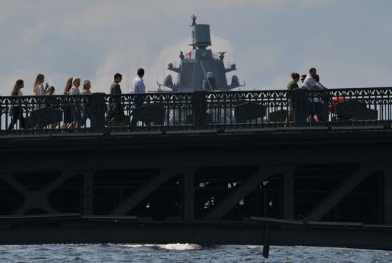 Russia Navy Day Parade Rehearsal