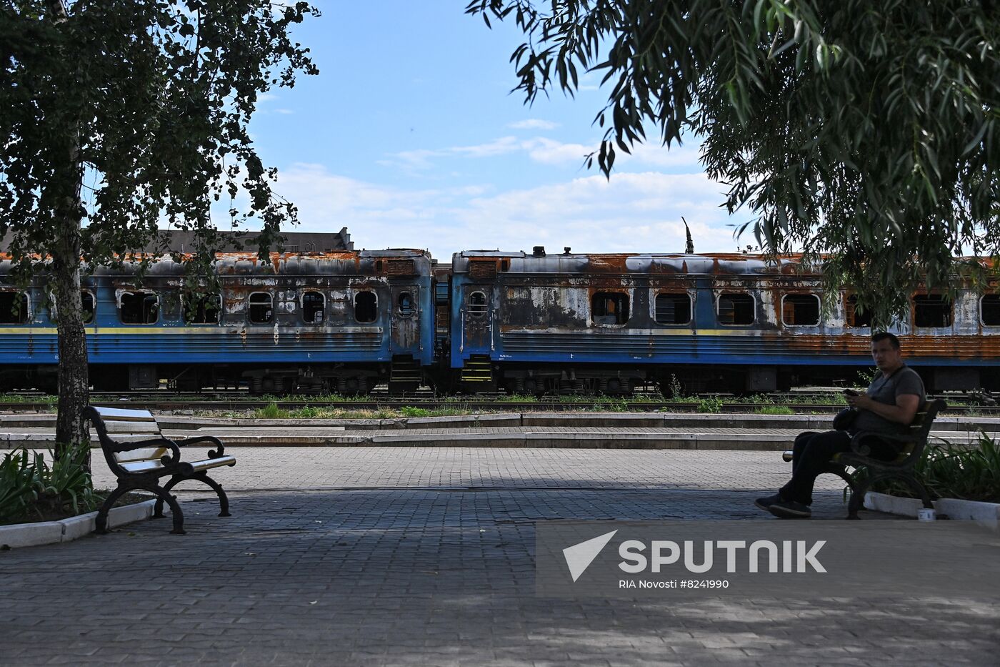 DPR Russia Ukraine Military Operation Railway Station