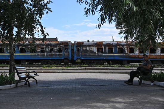 DPR Russia Ukraine Military Operation Railway Station