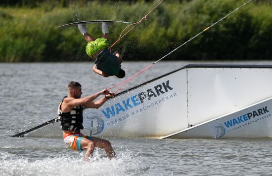 Russia Siberia Wakeboarding