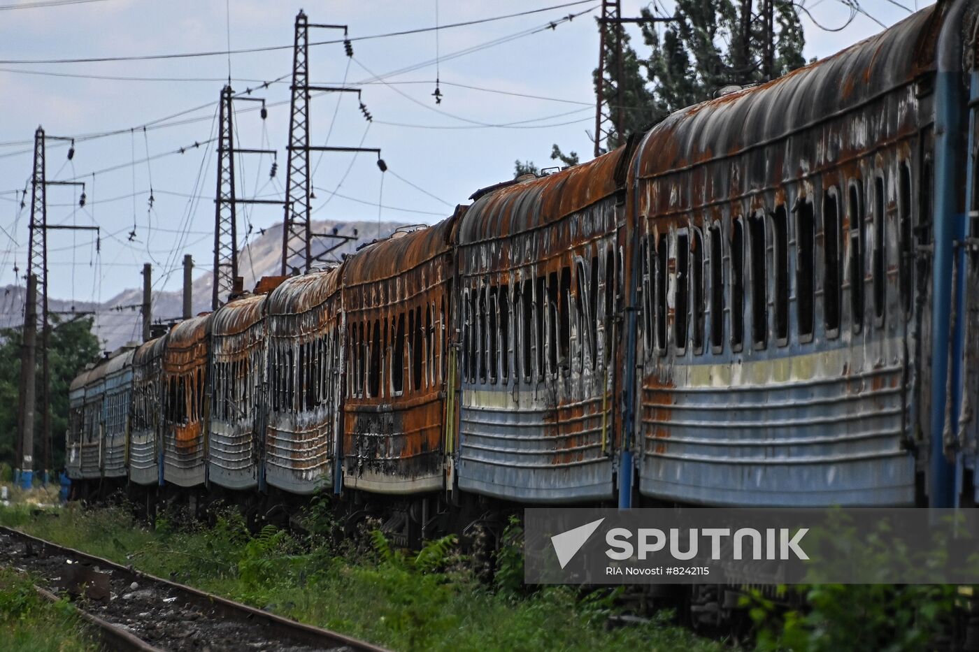 DPR Russia Ukraine Military Operation Railway Station