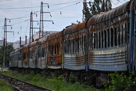 DPR Russia Ukraine Military Operation Railway Station