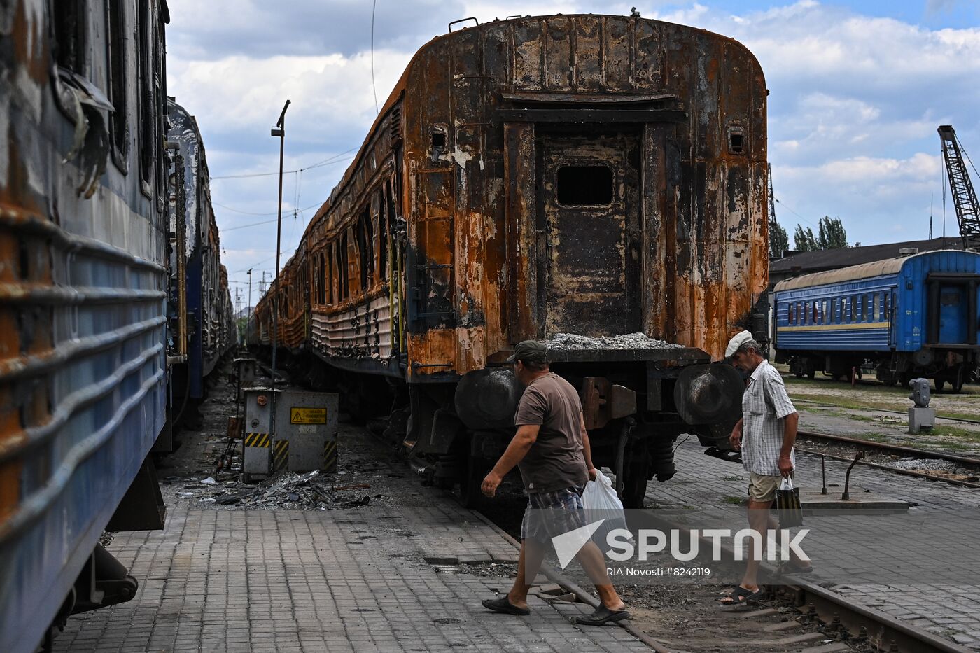 DPR Russia Ukraine Military Operation Railway Station