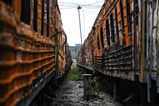 DPR Russia Ukraine Military Operation Railway Station