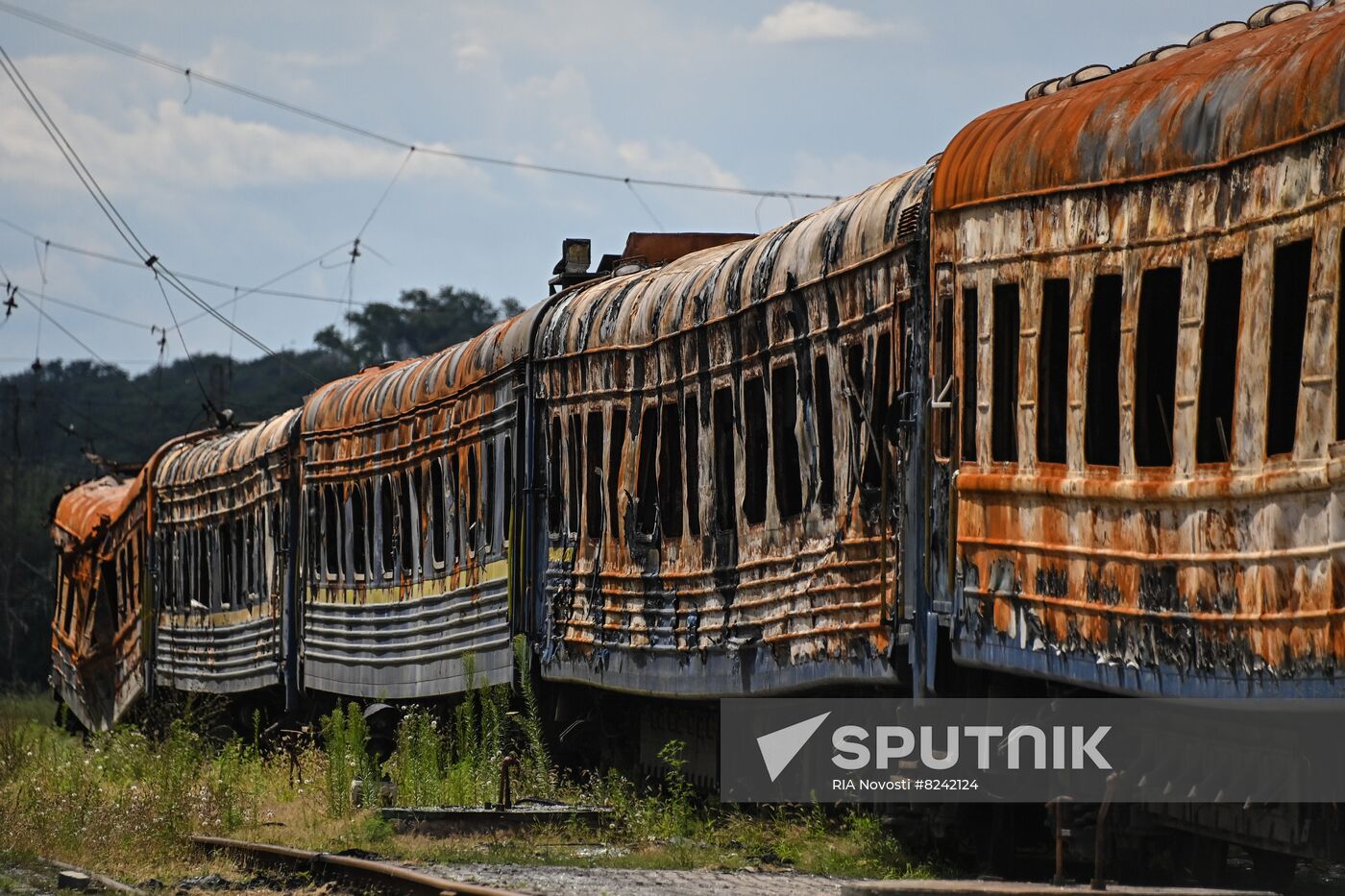 DPR Russia Ukraine Military Operation Railway Station