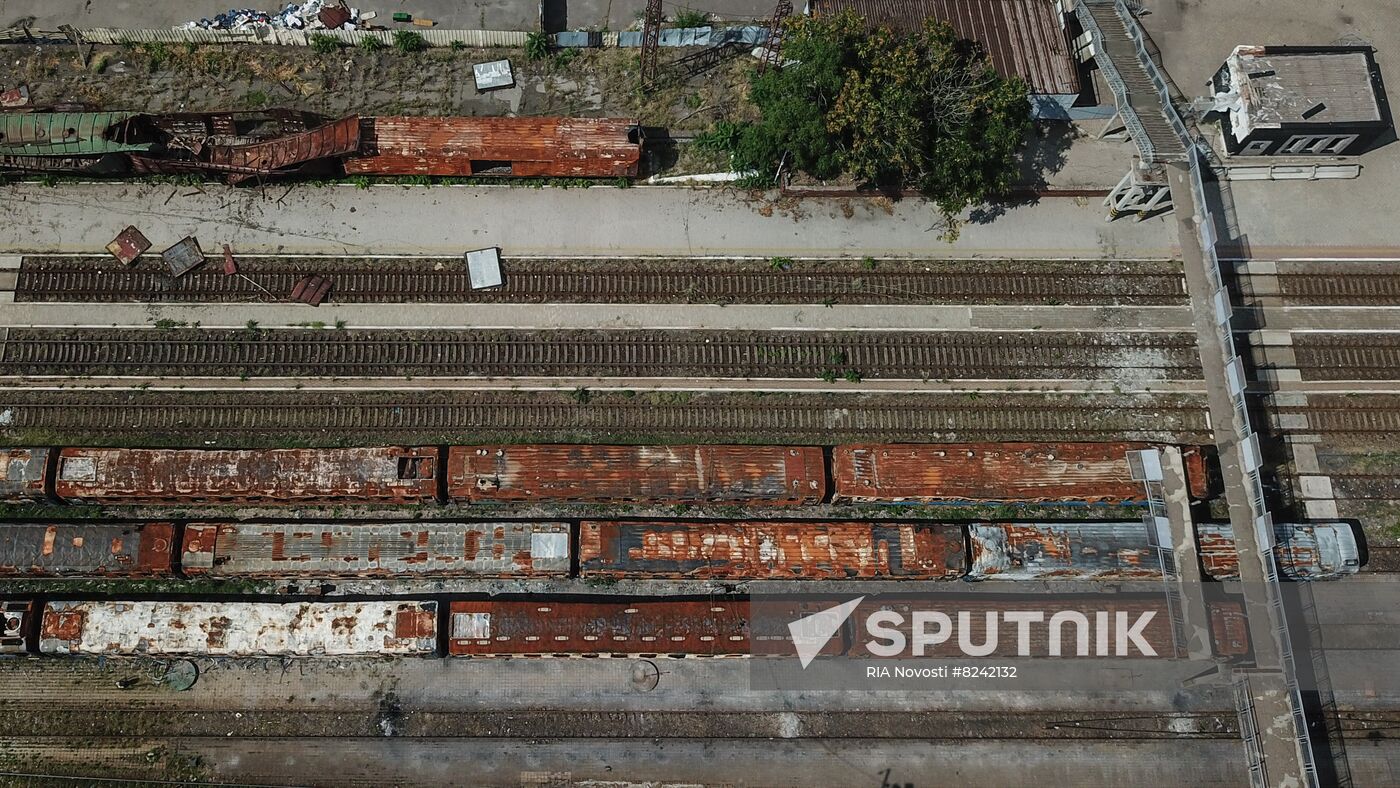 DPR Russia Ukraine Military Operation Railway Station