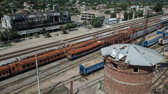 DPR Russia Ukraine Military Operation Railway Station