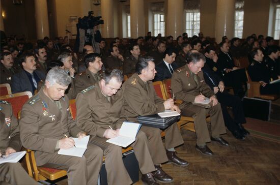 All-Army Officer Assembly in Kremlin