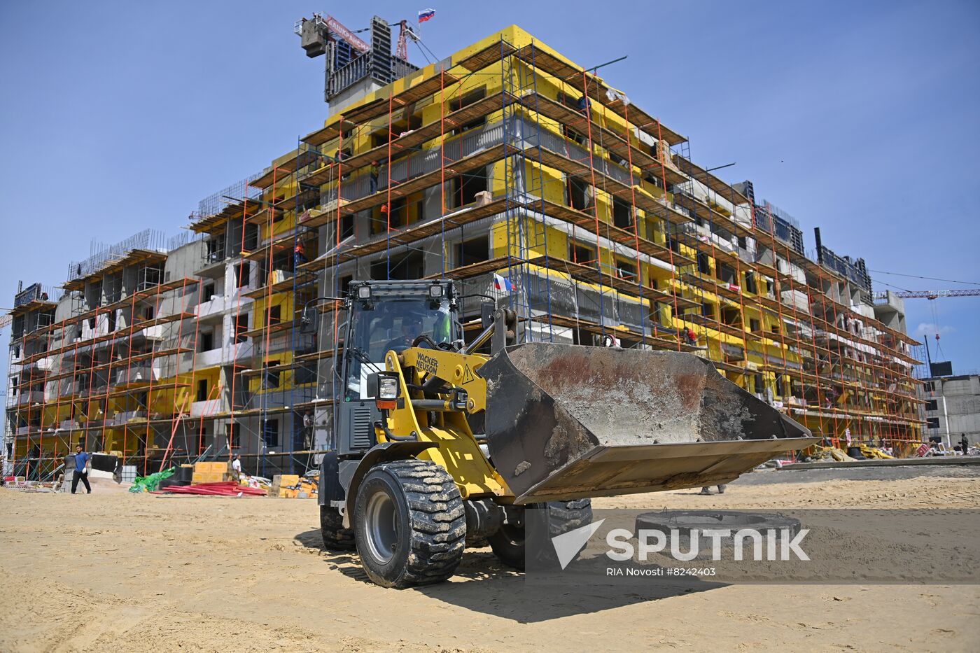 DPR Russia Ukraine Military Operation Residential Construction