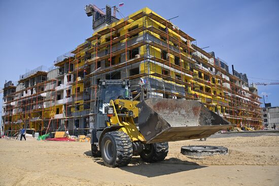 DPR Russia Ukraine Military Operation Residential Construction