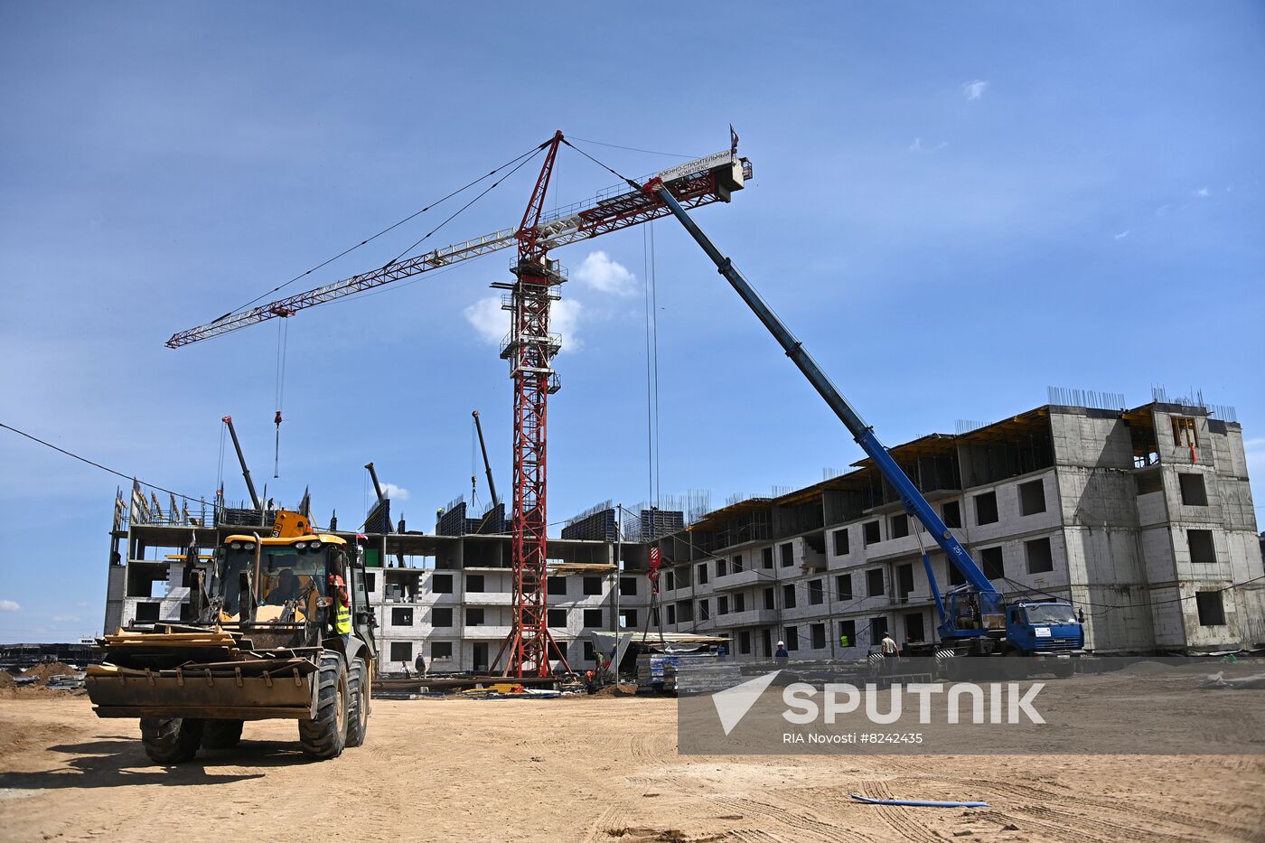 DPR Russia Ukraine Military Operation Residential Construction