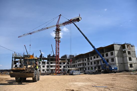 DPR Russia Ukraine Military Operation Residential Construction