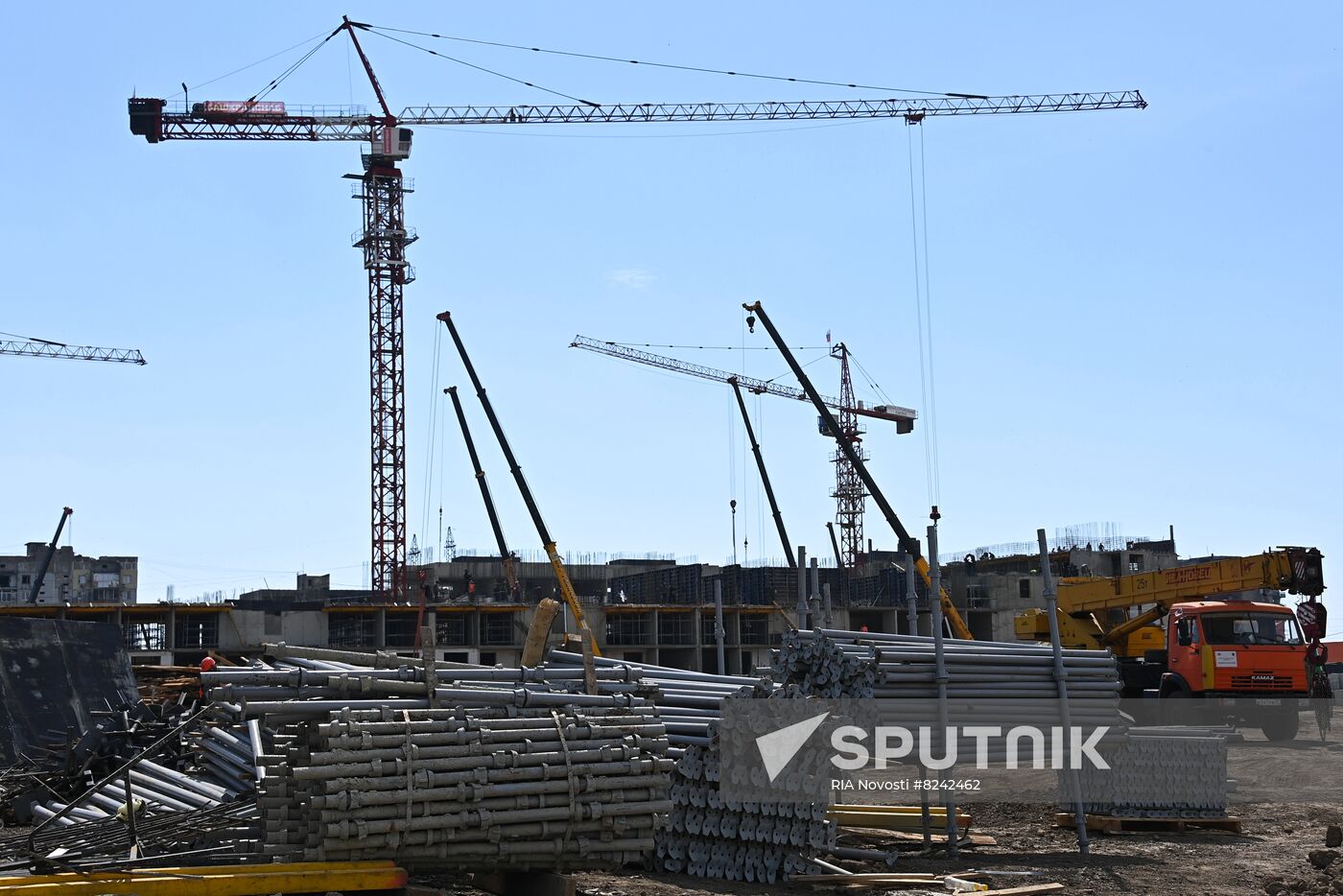 DPR Russia Ukraine Military Operation Residential Construction