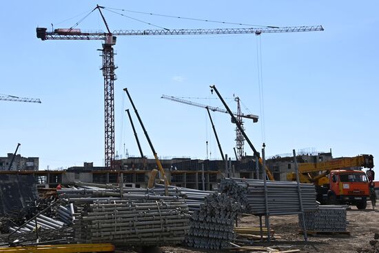 DPR Russia Ukraine Military Operation Residential Construction