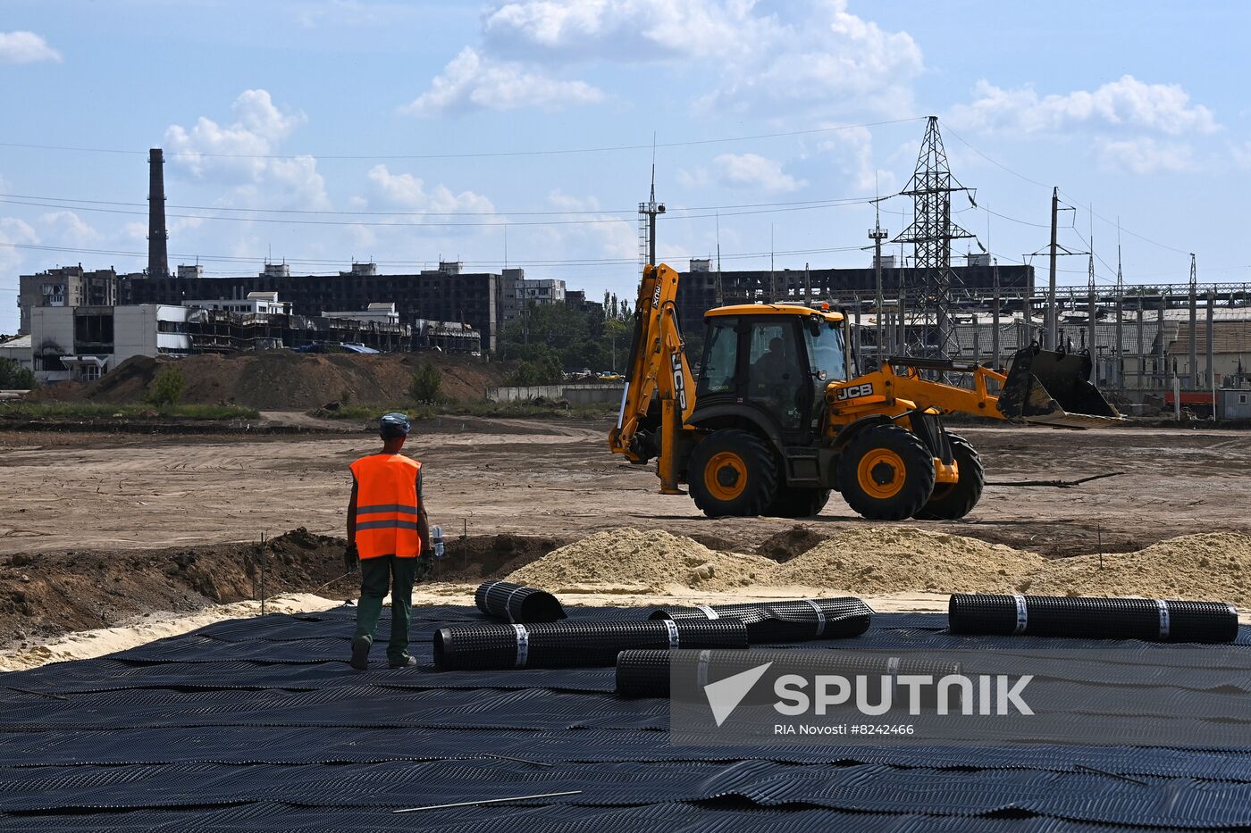 DPR Russia Ukraine Military Operation Residential Construction