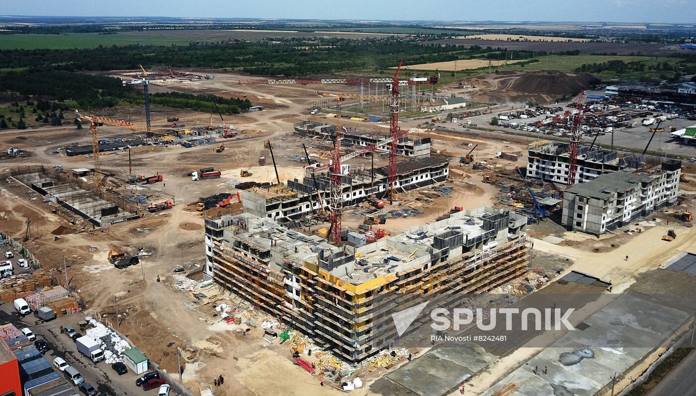 DPR Russia Ukraine Military Operation Residential Construction