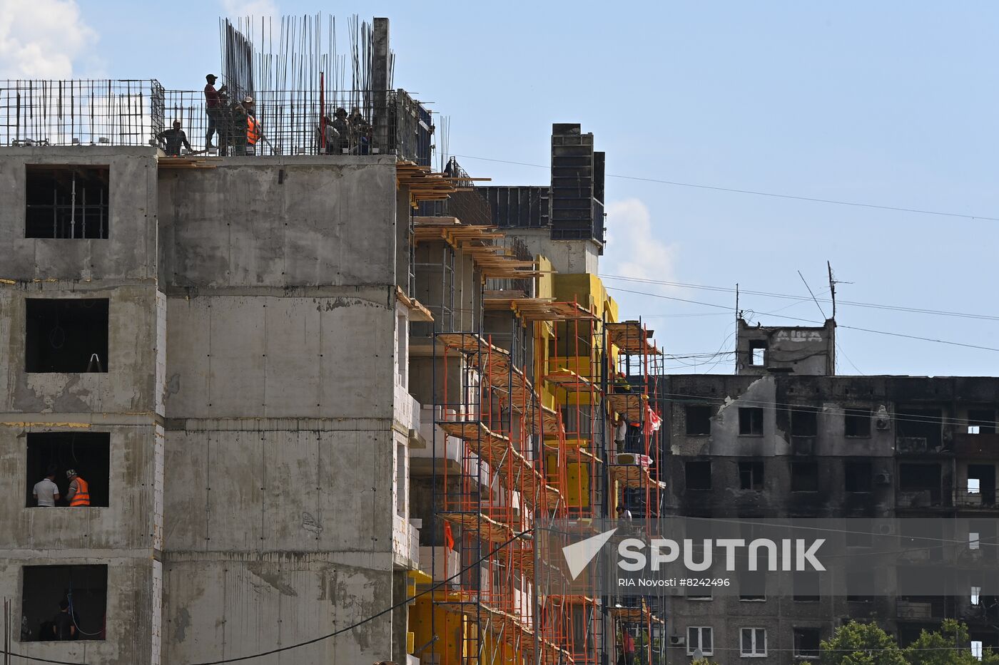 DPR Russia Ukraine Military Operation Residential Construction