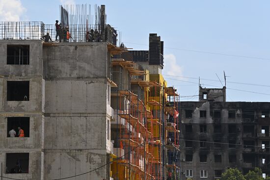 DPR Russia Ukraine Military Operation Residential Construction