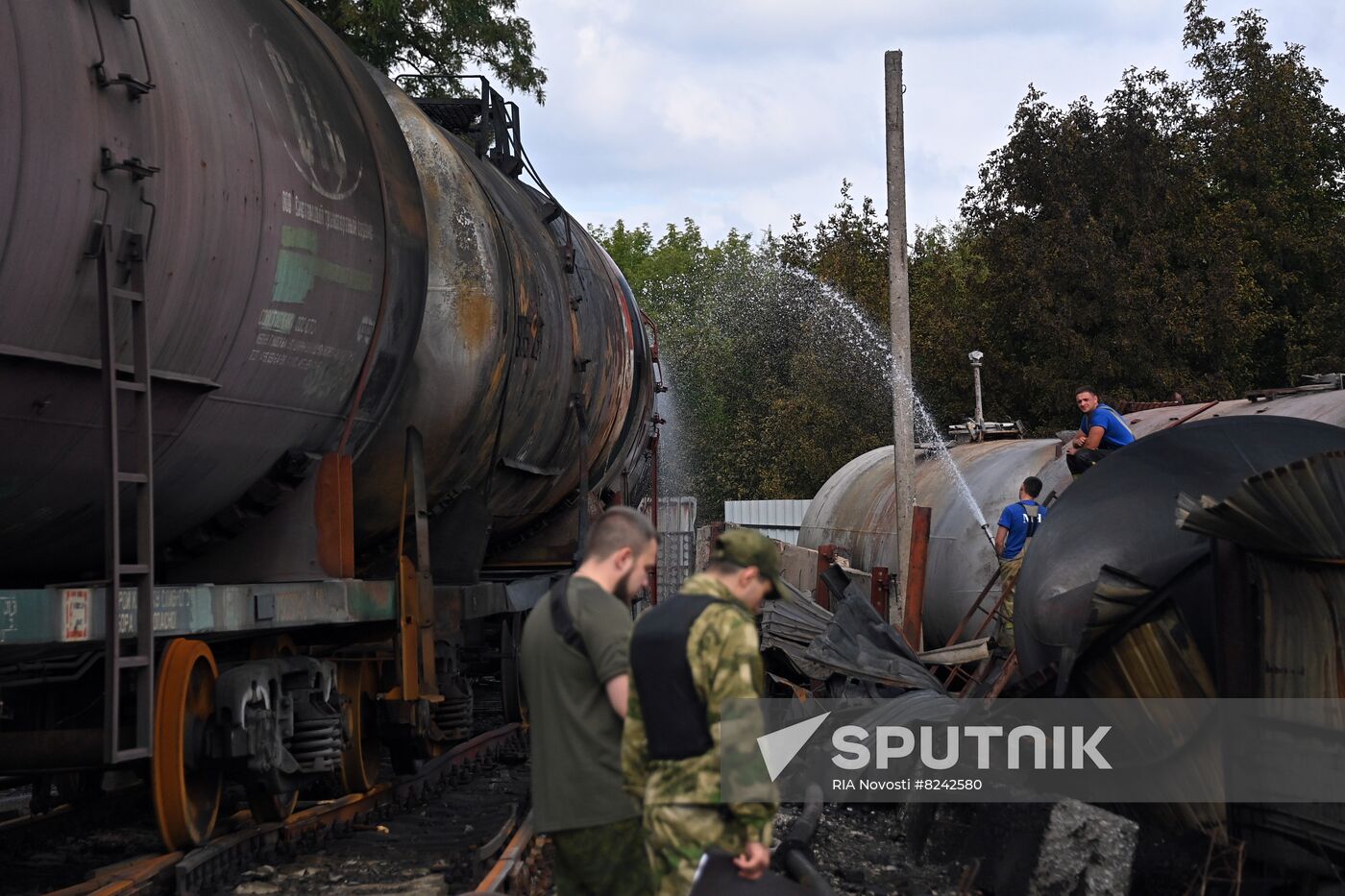 DPR Russia Ukraine Military Operation Fire