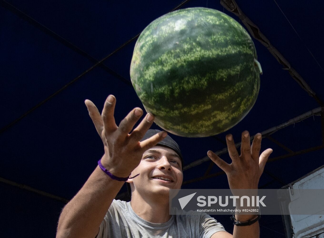 Russia Agriculture Watermelons Season