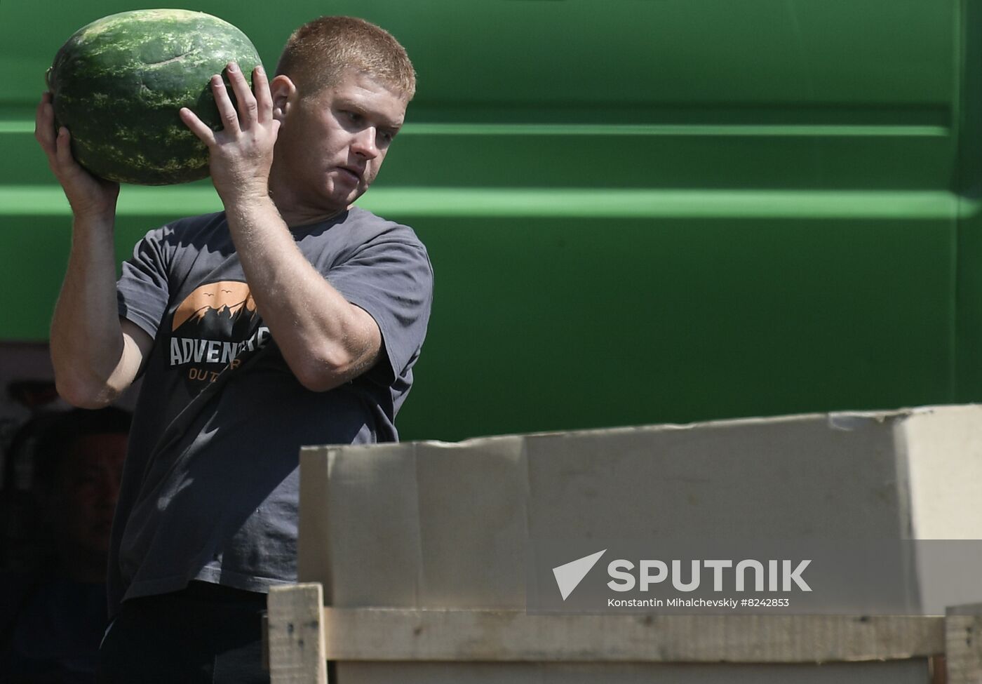 Russia Agriculture Watermelons Season