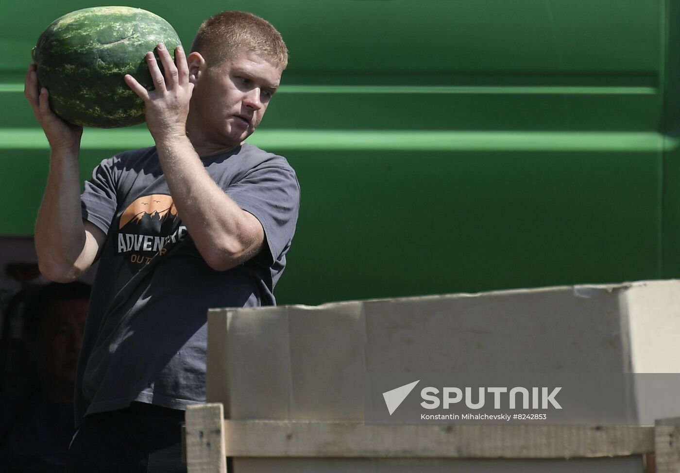 Russia Agriculture Watermelons Season