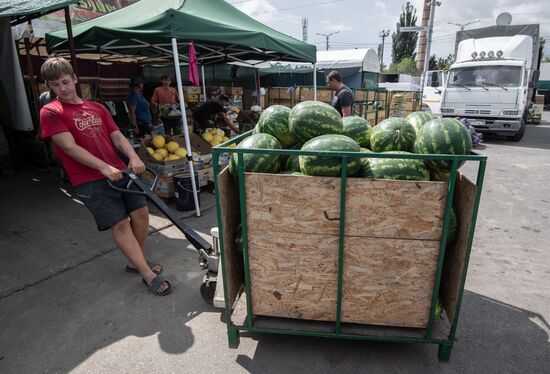 Russia Agriculture Watermelons Season