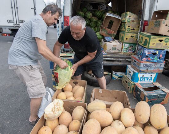 Russia Agriculture Watermelons Season