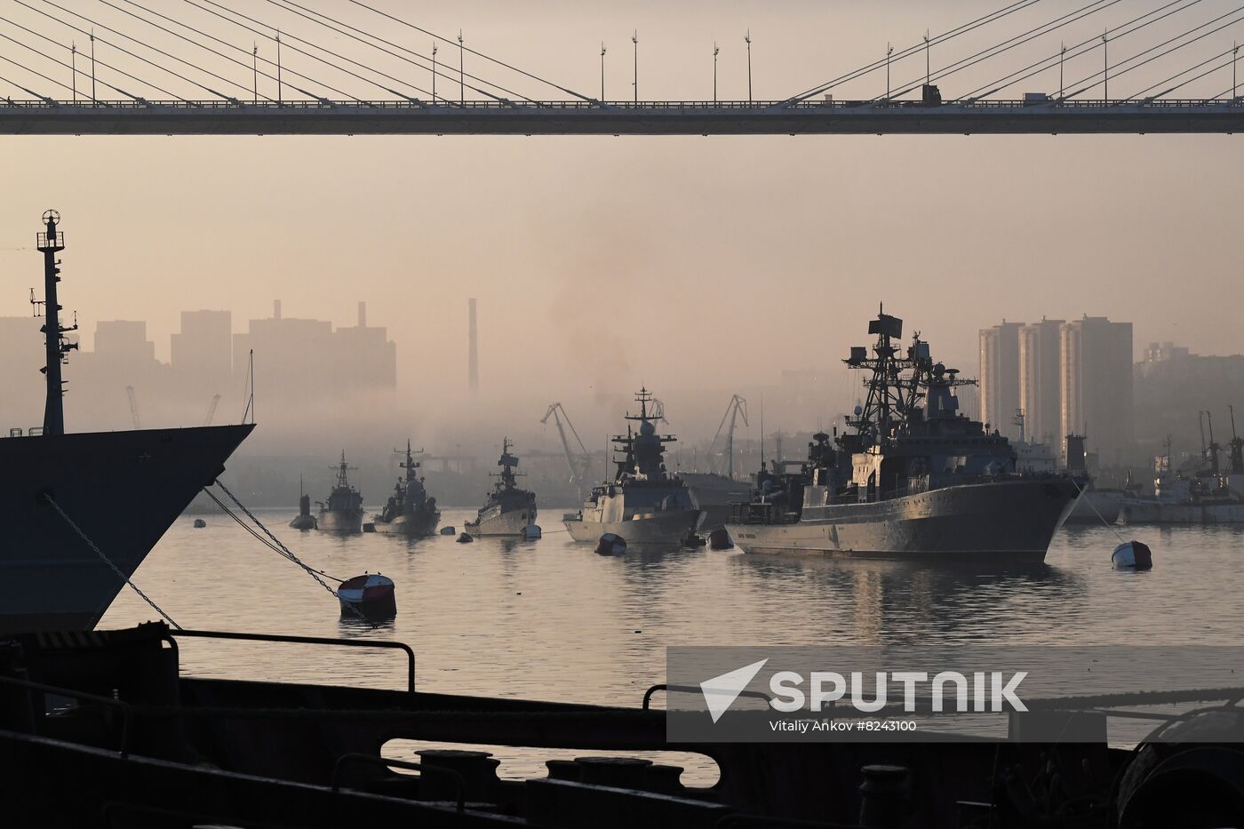 Russia Navy Day Preparations