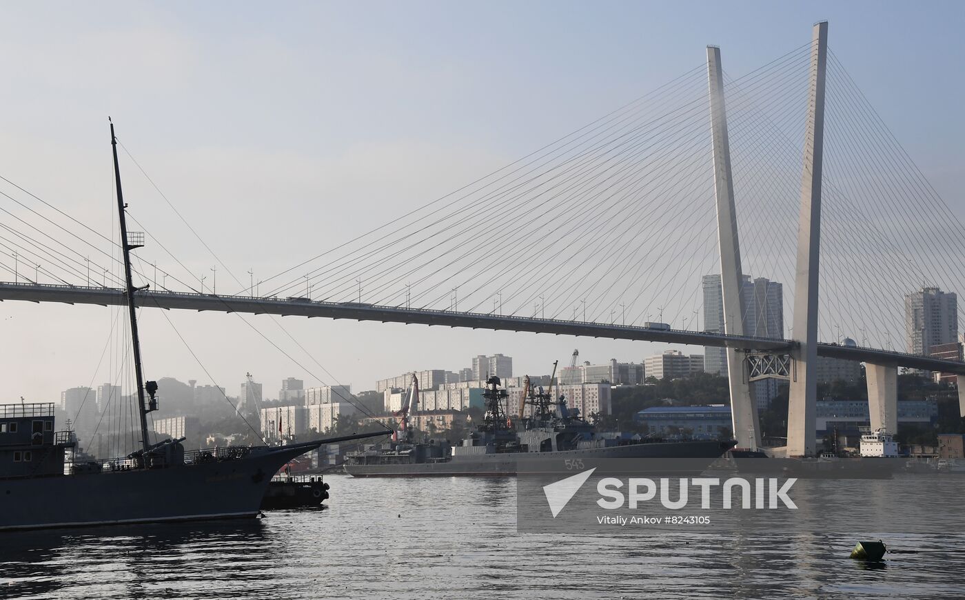 Russia Navy Day Preparations