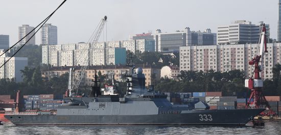Russia Navy Day Preparations