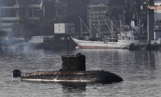 Russia Navy Day Preparations