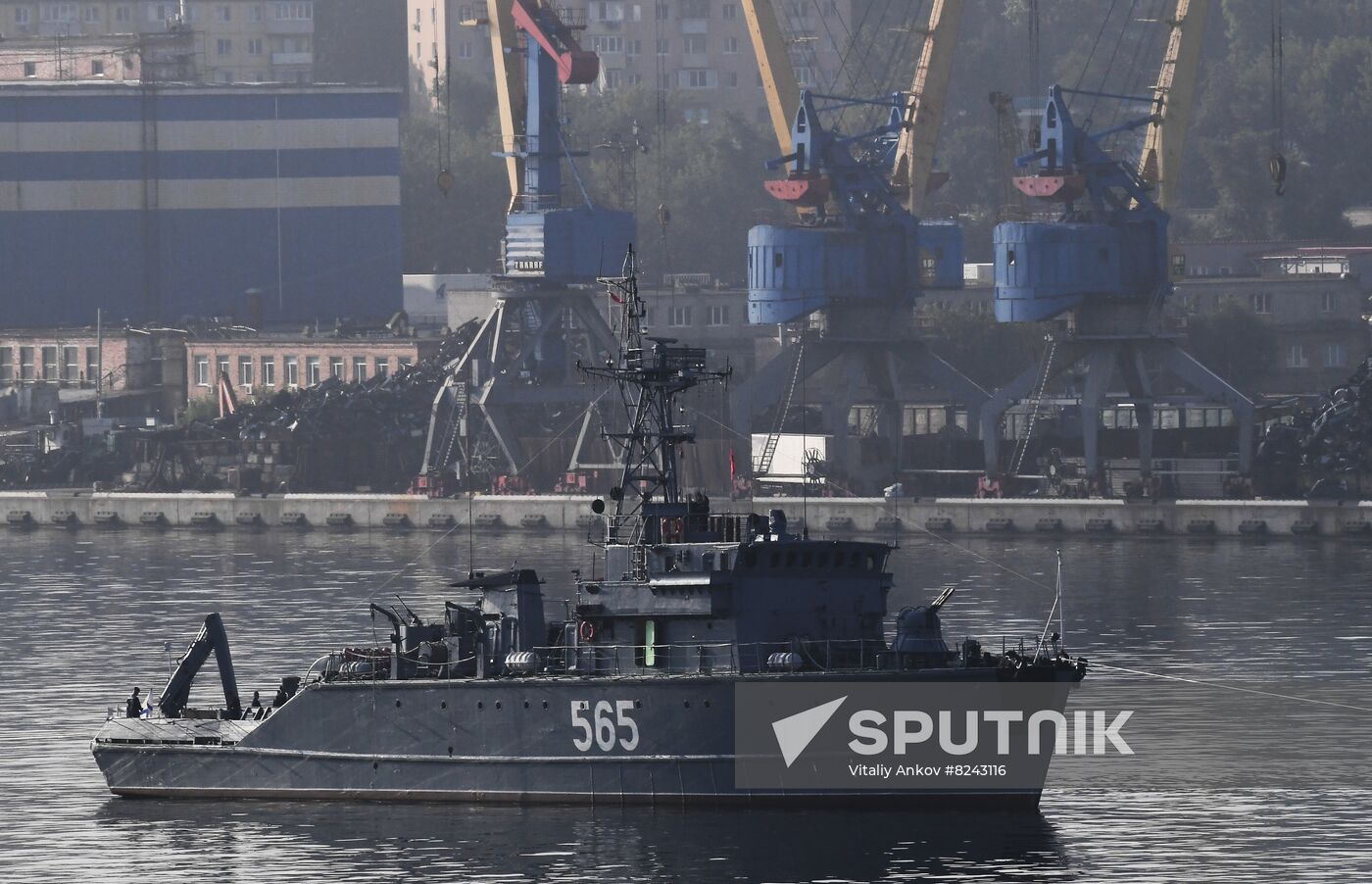 Russia Navy Day Preparations