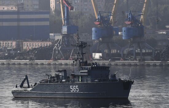 Russia Navy Day Preparations