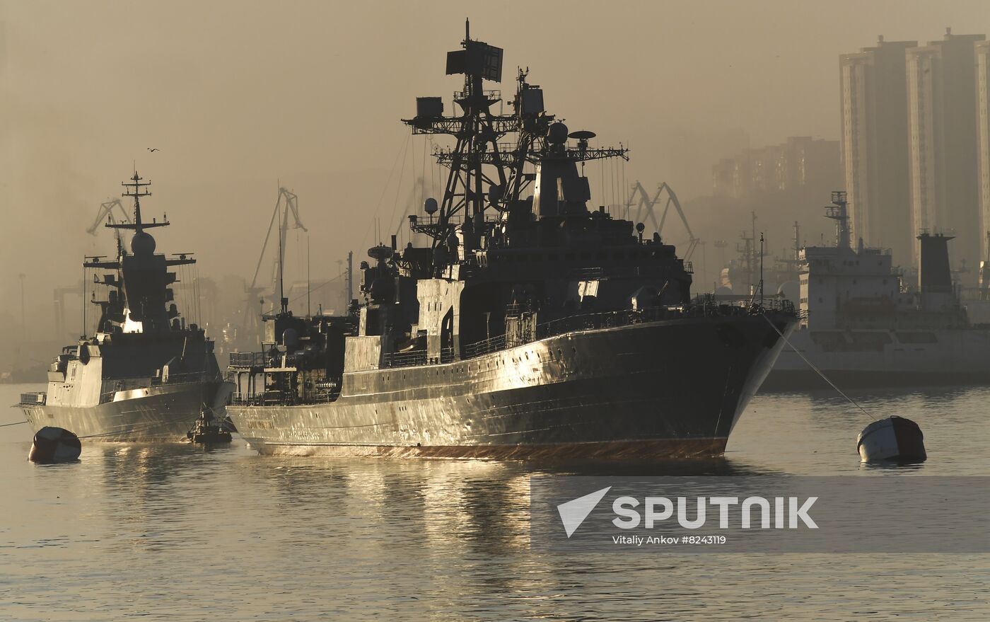 Russia Navy Day Preparations