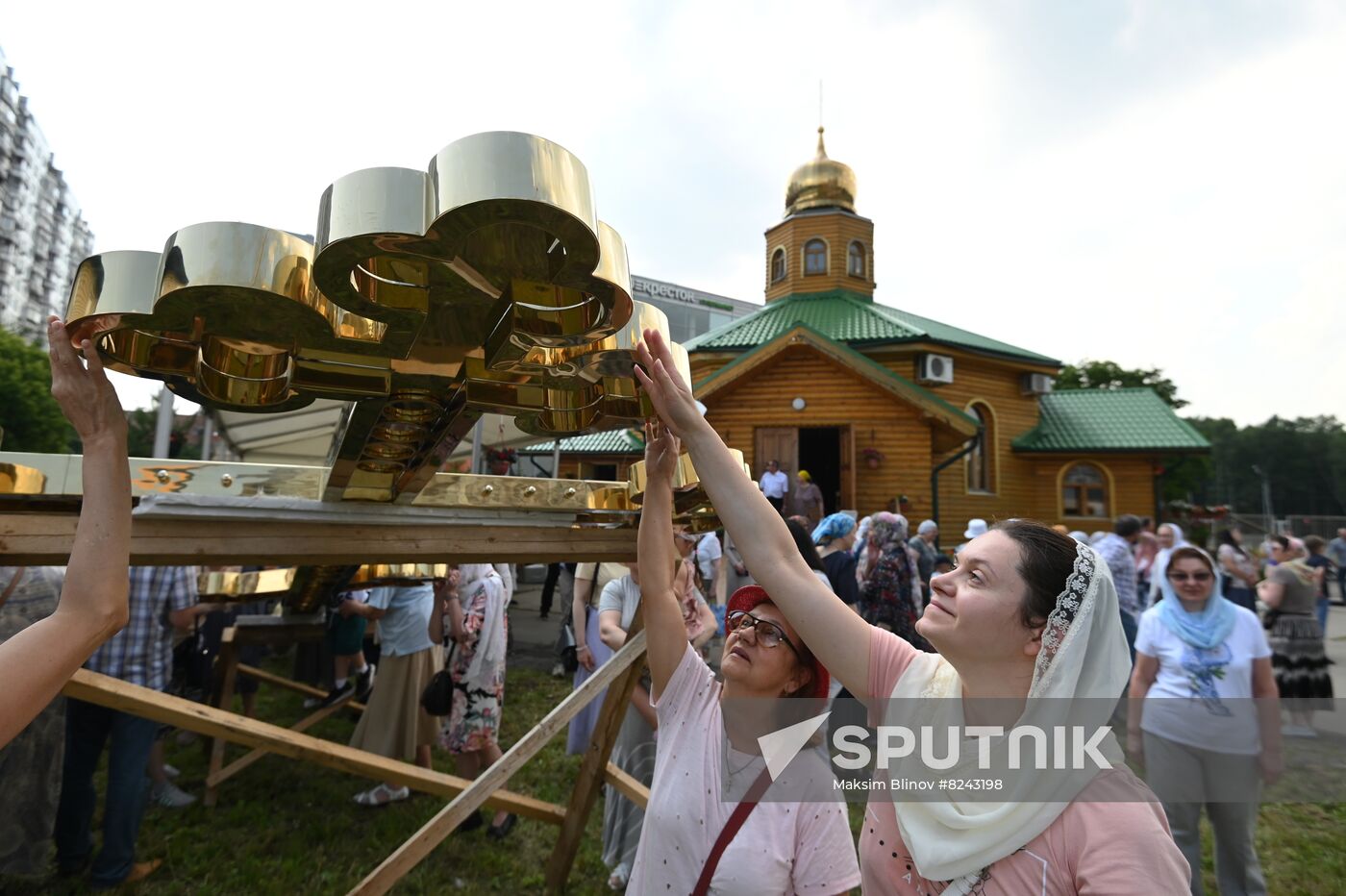 Russia Religion Rus Baptism Day Preparations