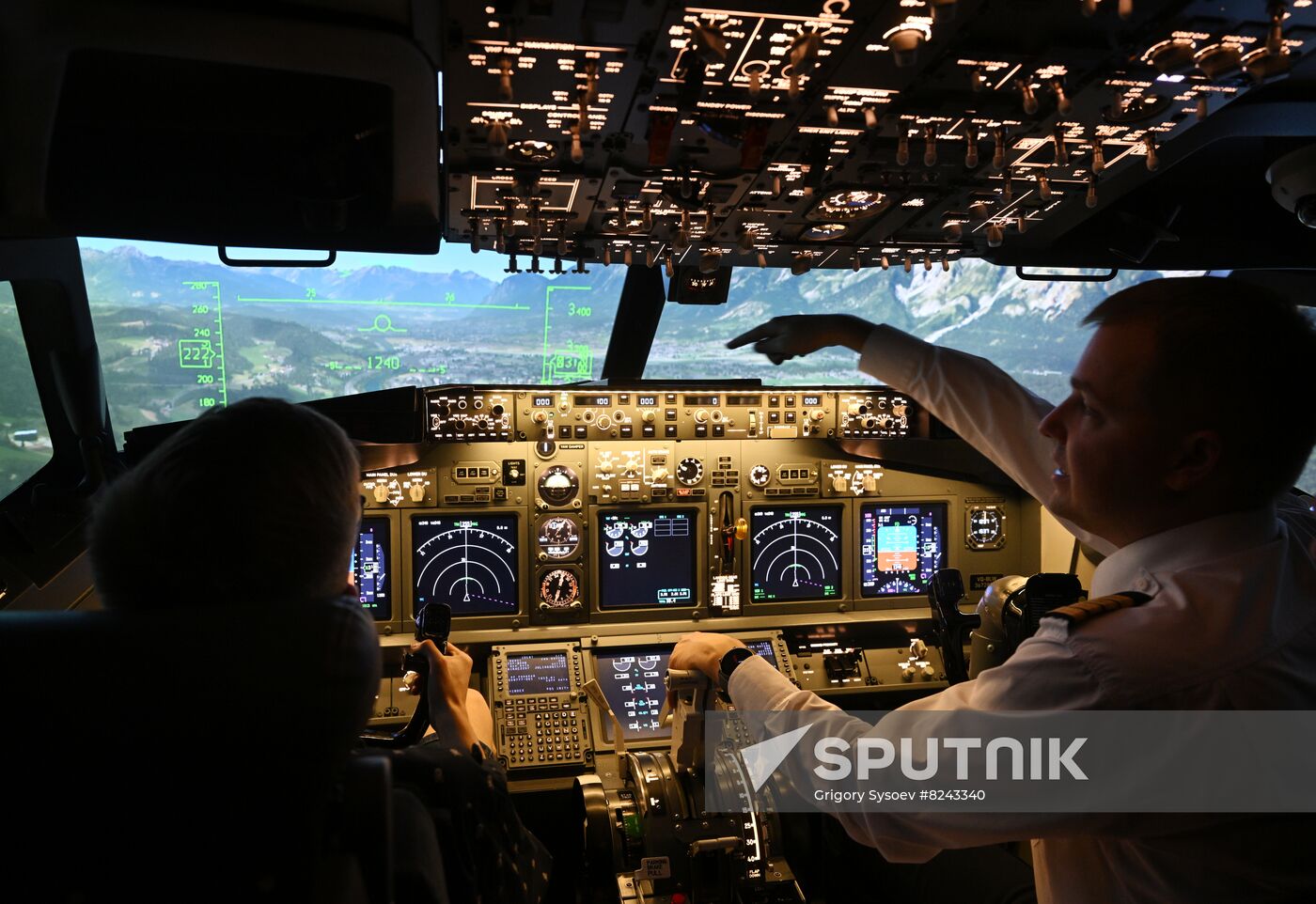 Russia Boeing Flight Simulator